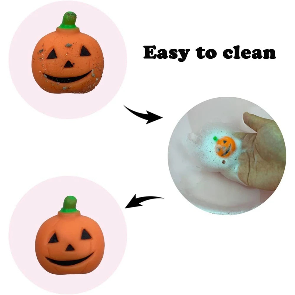 Halloween Mochi Squishy Toys, Random Assorted Squeeze Fidget Packs of 12, 24 or 36 for Party Favors, Goodie Bags and Seasonal Gift Giving