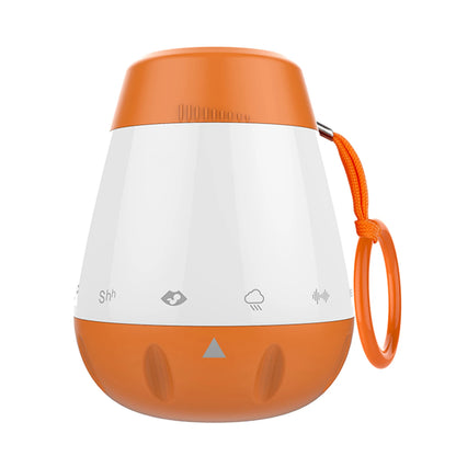 Cry-Activated White Noise Machine for Baby, 6 Soothing Sounds with Rotary Controls, 30-Minute Standby and USB-C Rechargeable 1800mAh Battery