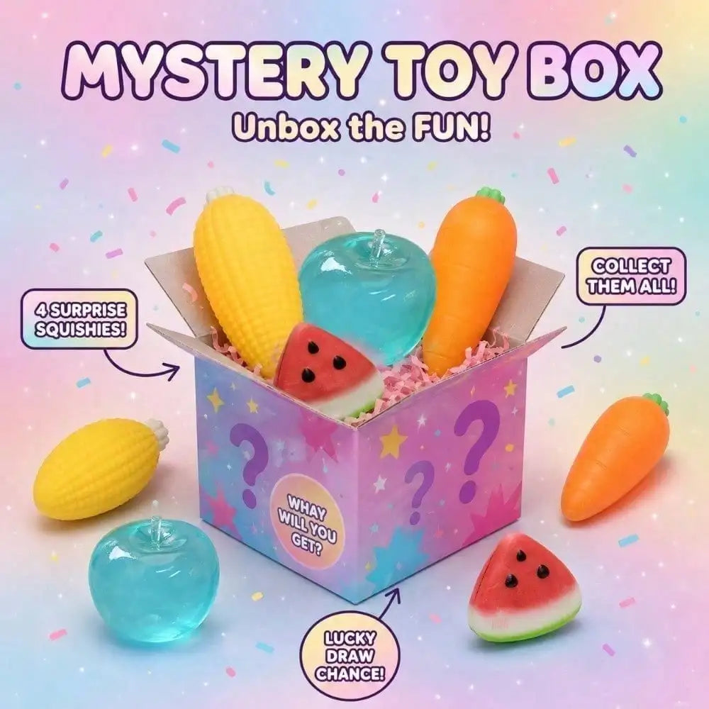 Mystery Squishy Fidget Toy, Random 1-Piece Slow-Rising Sensory Squeeze Toy with Surprise Design for Playtime, Desk Breaks and Gift Giving