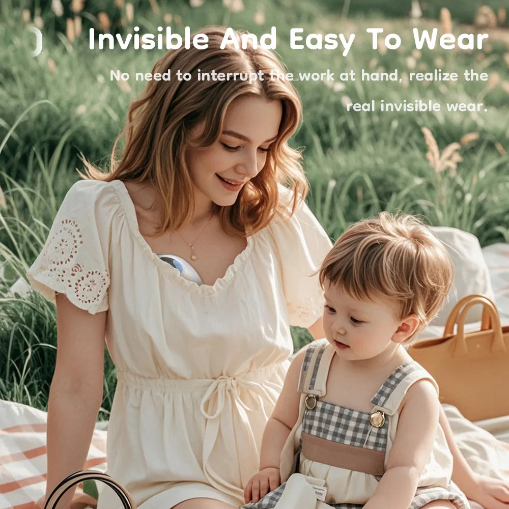 Single Wearable Breast Pump, Dr.ISLA EB46 Hands-Free Electric Milk Collector with 4 Modes, 36 Levels, LED Display and 210 mL Capacity