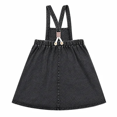 Black Denim Family Matching Outfits with Embroidered Details, Girls Dresses and Skirts, Boys Shirts and Baby Sets for Sibling Photos