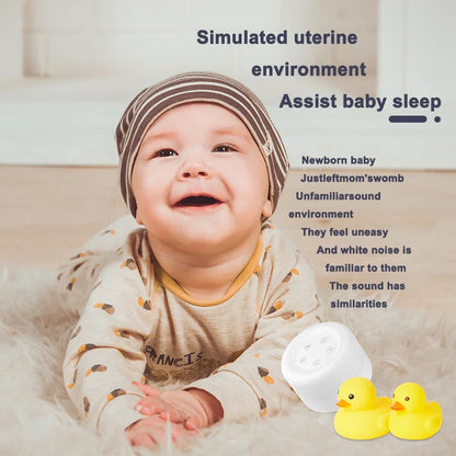 Color Light White Noise Machine with 7 Light Effects and 12 Sounds, 2000mAh Rechargeable Battery, Compact Sound Device for Nursery and Travel