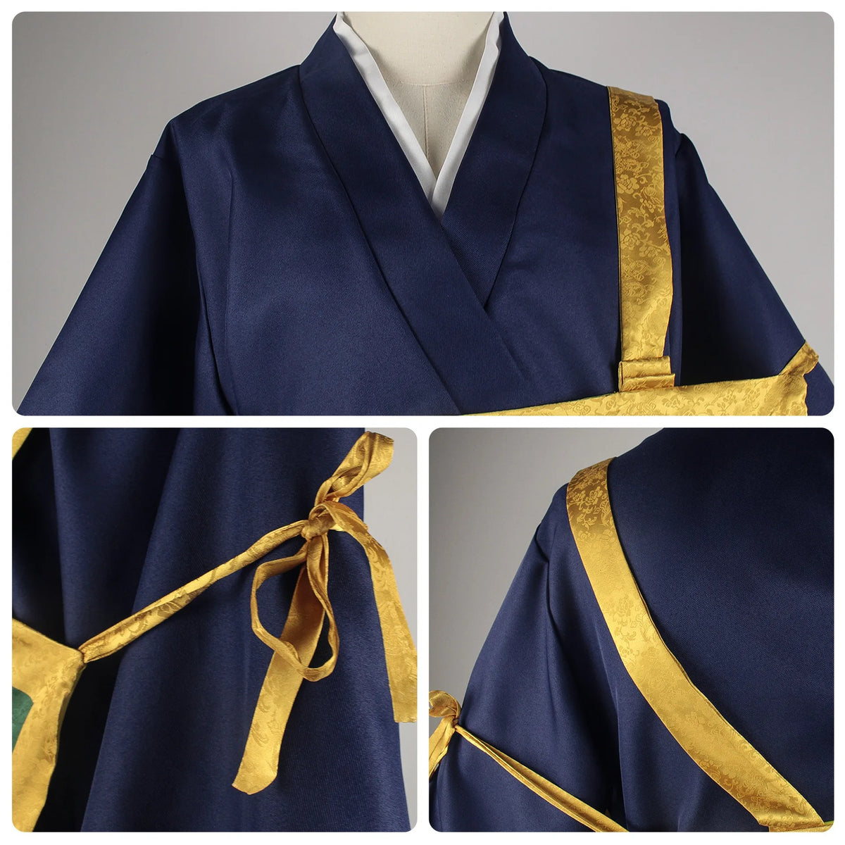 Suguru Geto Cosplay Costume for Men and Women, Kimono-Style Coat, Kasaya, Shirt and Pants with Optional 60 cm Wig for Halloween and Conventions