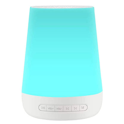 28-Sound White Noise Machine with Colorful Night Light, 1800mAh USB-C Rechargeable Battery and 30/60/90-Minute Timer for Nursery and Travel