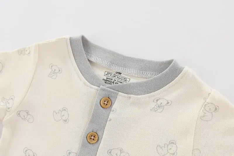 Cotton Infant Bodysuit Trio with Short Sleeves, Printed and Solid Baby One-Piece Outfits with Bottom Snaps for Boys and Girls, 3M-12M