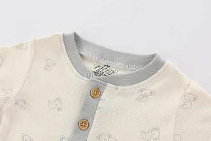 Cotton Infant Bodysuit Trio with Short Sleeves, Printed and Solid Baby One-Piece Outfits with Bottom Snaps for Boys and Girls, 3M-12M
