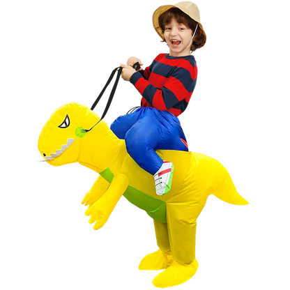 Kids Inflatable Animal Costume with Fan and Battery Case, Character Dress-Up Styles for Halloween, Purim and Themed Birthday Parties