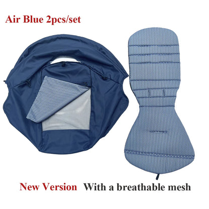 Stroller Canopy and Seat Cushion Kit with Mesh, Replacement Fabric Set Compatible with YOYO and YOYO+ for Everyday Outings, Multiple Colors