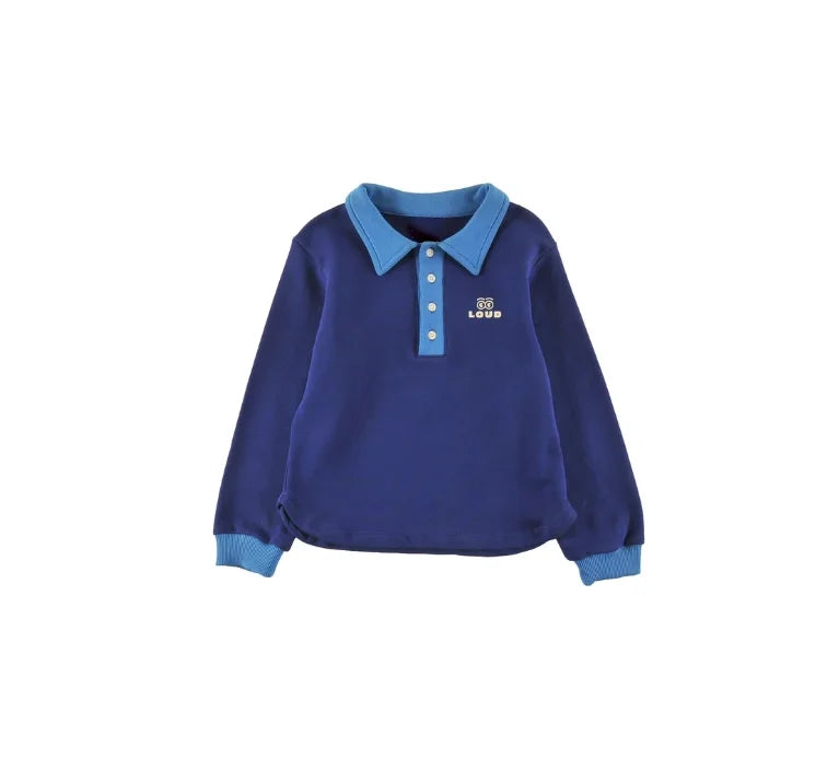 Graphic Kids Pullover Sweatshirt, Long-Sleeve Printed Tops with Crewneck and Collared Style Options for Boys and Girls Everyday Casual Outfits