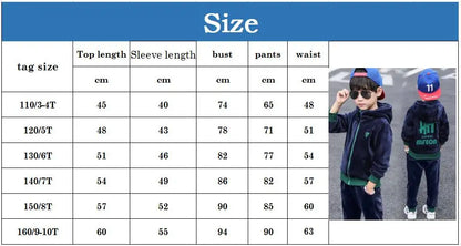 Boys Winter Tracksuit Set with Velvet-Texture Zip-Up Hooded Jacket and Matching Pants, 2-Piece Polyester Outfit for Ages 3-10