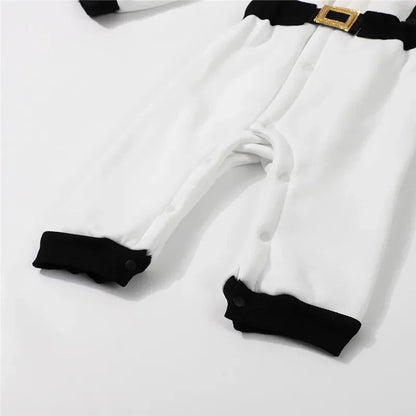 Toddler Astronaut Costume with Long Sleeves, Embroidered Space Details and White Bodysuit Styling for Baby Halloween Photos and Costume Parties