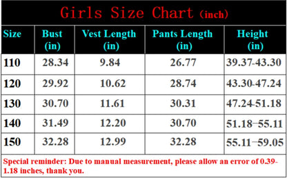 Girls Cosplay Costume Set for Halloween, Dance Performances and Dress-Up with Jacket, T-Shirt and Shorts or Top-and-Pants Outfit Options