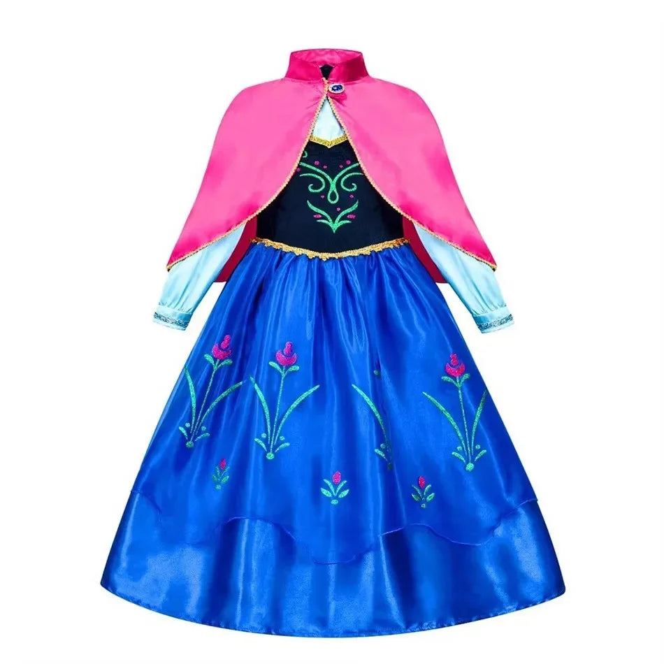 Princess Dress-Up Costumes for Girls with Mermaid and Fairy-Tale Style Options, Cotton-Blend Outfits for Birthdays, Halloween and Pretend Play