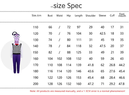 Inside Out Inspired Character Costume for Kids and Adults, Joy, Anger, Anxiety and More Options for Halloween, Cosplay and Stage Dress-Up