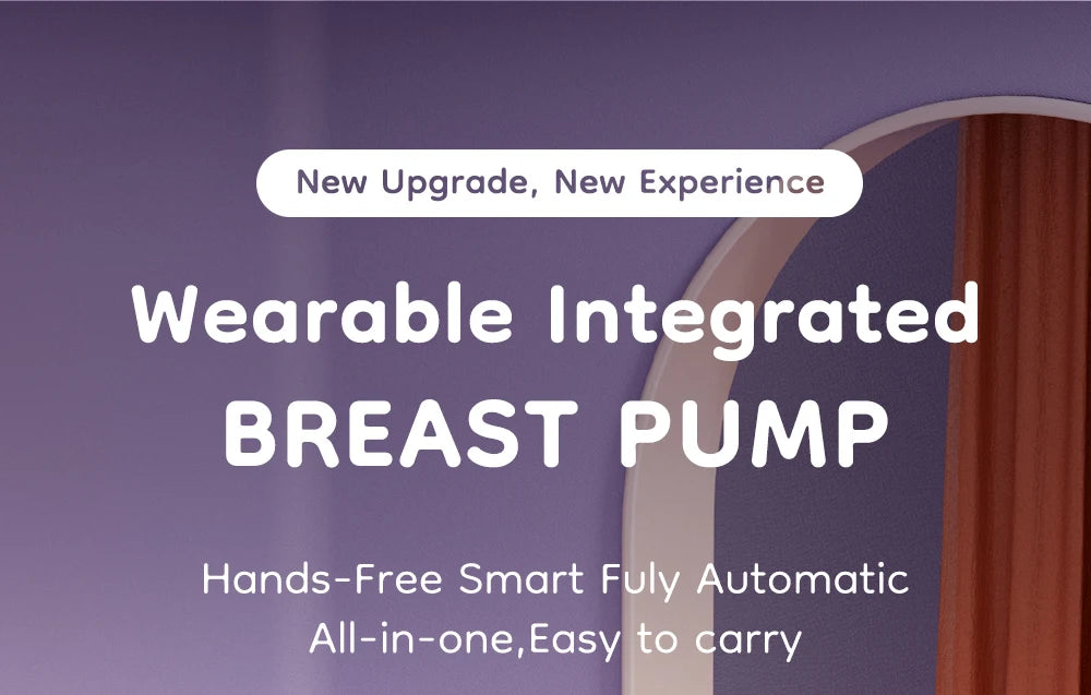 Double Wearable Breast Pump Set EB50 with 4 Modes and 36 Levels, Rechargeable Hands-Free Electric Pumps, Storage Case and 19mm/24mm Fit Accessories