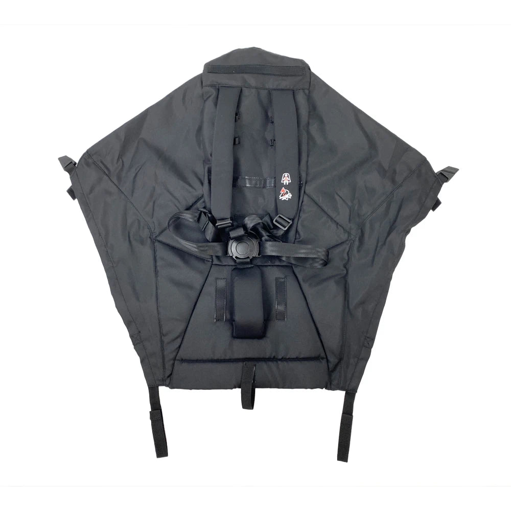 Stroller Canopy Cover and Padded Seat Set Compatible with Babyzen YOYO and YOYO2, 600D Replacement Fabric with Rear Zipper Pocket and Color Options