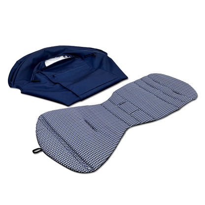 Stroller Canopy Cover and Padded Seat Set Compatible with Babyzen YOYO and YOYO2, 600D Replacement Fabric with Rear Zipper Pocket and Color Options
