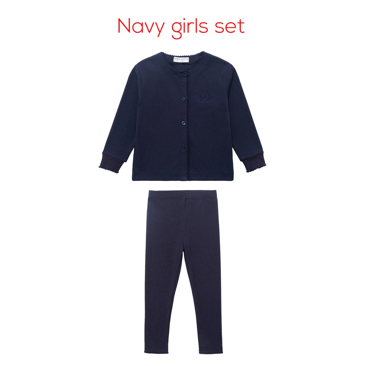 Jersey Sibling Matching Outfits in Gray and Navy, Long Sleeve Girls Maxi Dress and Embroidered Boys Set Options with Cotton Rayon Stretch Blend