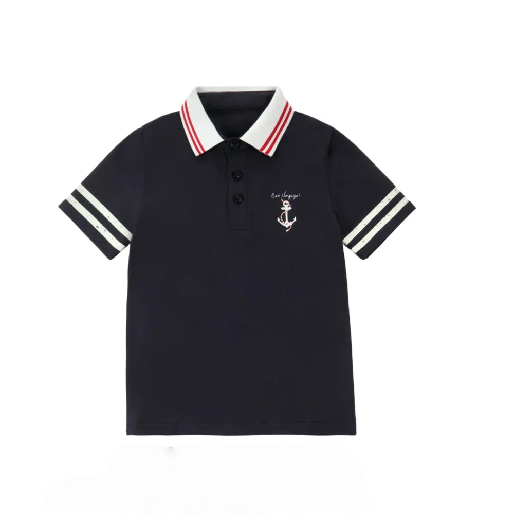 Kids Sailor Outfits in Cotton Jersey, Nautical Dresses, Polo Shirts and Shorts Sets for Boys, Girls and Babies, Summer Sibling Photo Styles