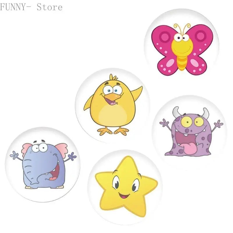 Potty Training Target Stickers with Temperature-Sensitive Color Reveal, Reusable Toilet Decals in Animal, Marine, Insect and Fairy Theme Options