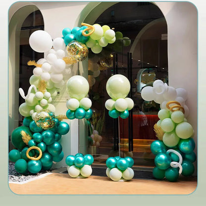 Flexible Balloon Column Stand with Base, Shapeable Balloon Display Support for Baby Showers, Birthday Parties, Weddings and Celebration Backdrops