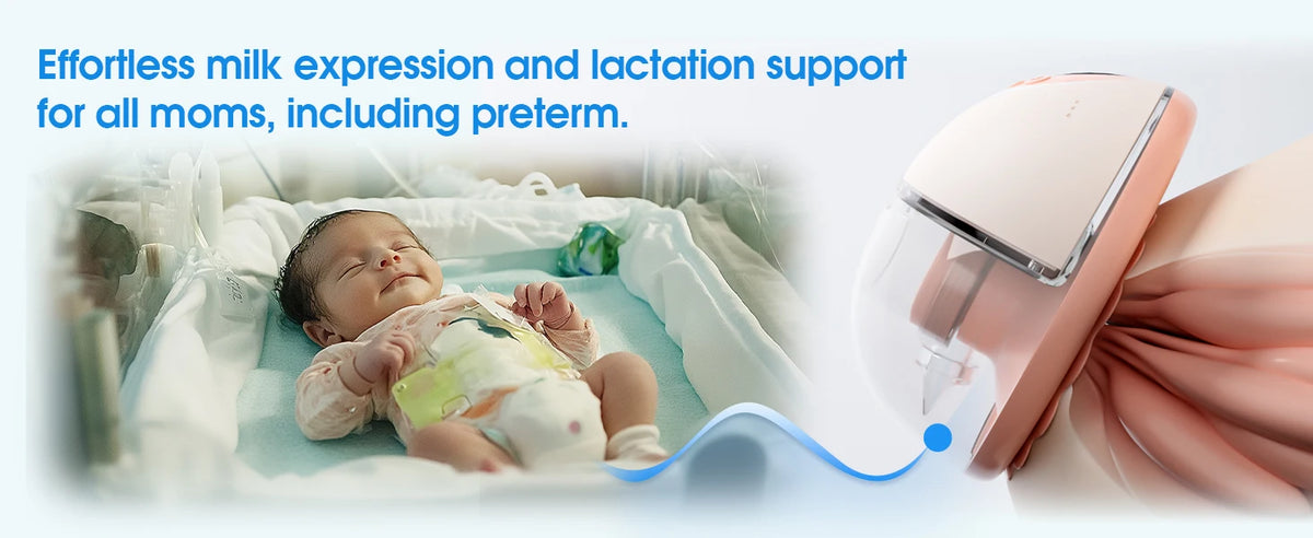 MAOYYE Hands-Free Breast Pump MY382, Wearable Electric Pump with 4 Modes, 12 Levels and Flange Adapters, Pink or White Single and Double Options