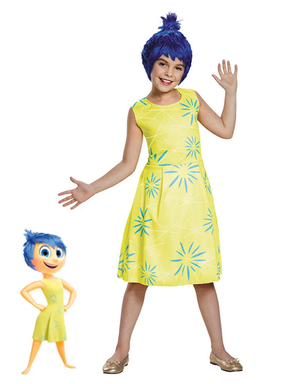 Inside Out Inspired Character Costume for Kids and Adults, Joy, Anger, Anxiety and More Options for Halloween, Cosplay and Stage Dress-Up