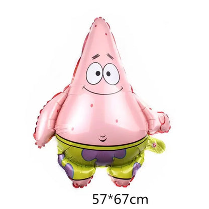 SpongeBob Birthday Party Supplies with Patrick Star, Disposable Plates, Cups, Balloons and Decoration Options for Kids Celebrations