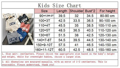 Striped Kids Sweatshirt with Crew Neck and Long Sleeves, Cotton Casual Pullover Top for Toddler Boys and Girls, Spring and Fall Layering