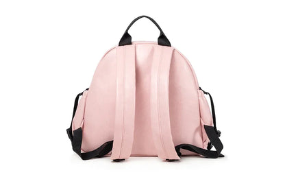 Baby Changing Backpack with Front Slip Pockets and Side Storage, Soboba Solid-Color Diaper Bag with Carry Handle for Everyday Parent Outings