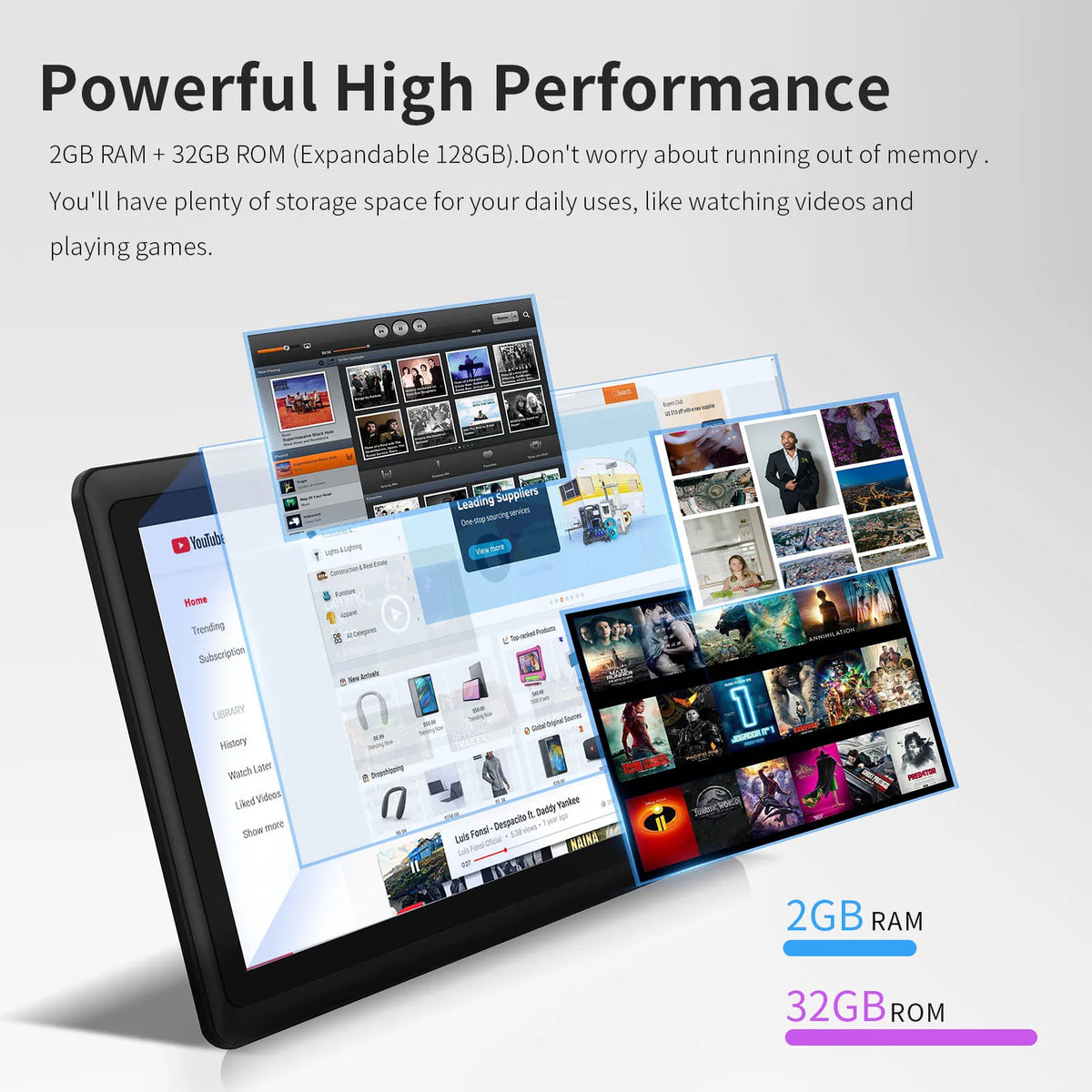 7 Inch Android Tablet with Protective Case, Pritom Android 13 Quad-Core WiFi Tablet with 32GB Storage, 2GB RAM Plus 2GB Virtual Memory and Dual Cameras