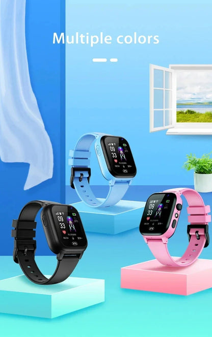 Kids Phone Smartwatch, S30 Camera Wristwatch with Listed SOS Calling, SIM Card Support, Alarm Clock and App Setup for Everyday Family Check-Ins