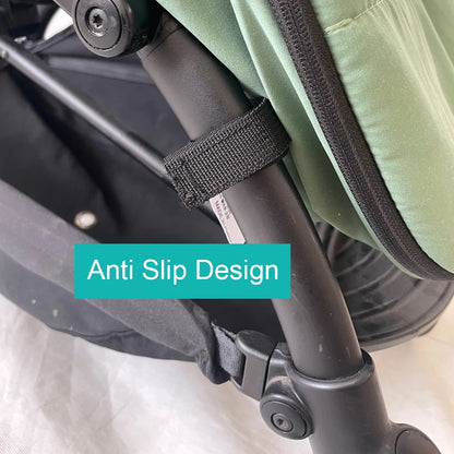 Fleece-Lined Stroller Footmuff for YOYO and Bugaboo, 90 x 45 cm Windproof Waterproof Cover with Storage Bag and Thickened Option