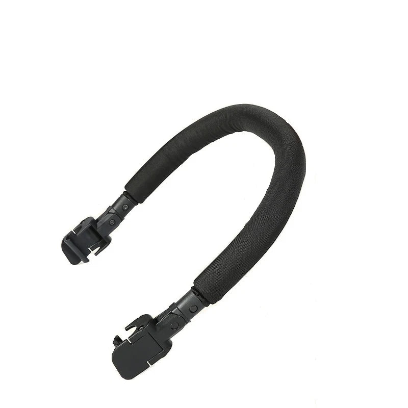 Stroller Footrest and Armrest Accessory Options, 16 cm or 21 cm Oxford Cloth Footboard with Optional Bumper Bar for Compatible Pushchair Frames