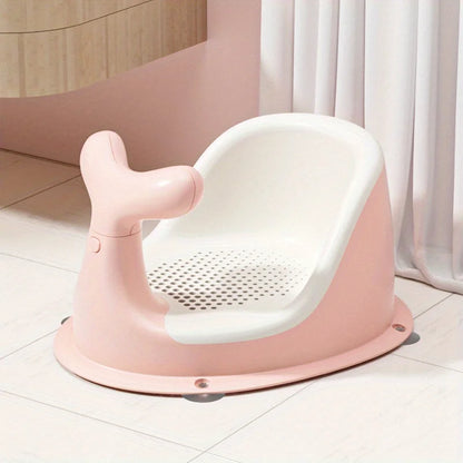 Temperature-Sensing Baby Bathtub with Digital Display, Compact Folding Bath Tub for Supervised Bathing and Small-Bathroom Storage