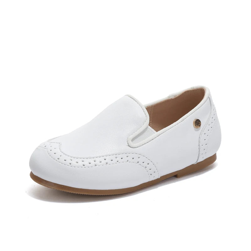 Pastel Kids Dress Shoes for Boys and Girls, Mary Jane Flats, Lace-Up Oxfords and Slip-On Styles for Weddings, Birthday Parties and Family Photos