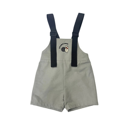 Grey Denim Matching Kids Outfits with Black Tees and Polo Tops, Strap Jumpers, Skirts, Shorts and Baby Romper Options for Family Photos