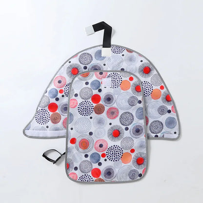 Portable Diaper Changing Mat 64 x 70 cm in Oxford Fabric and Tarpaulin, Waterproof Foldable Baby Change Pad for Diaper Bags and Everyday Outings