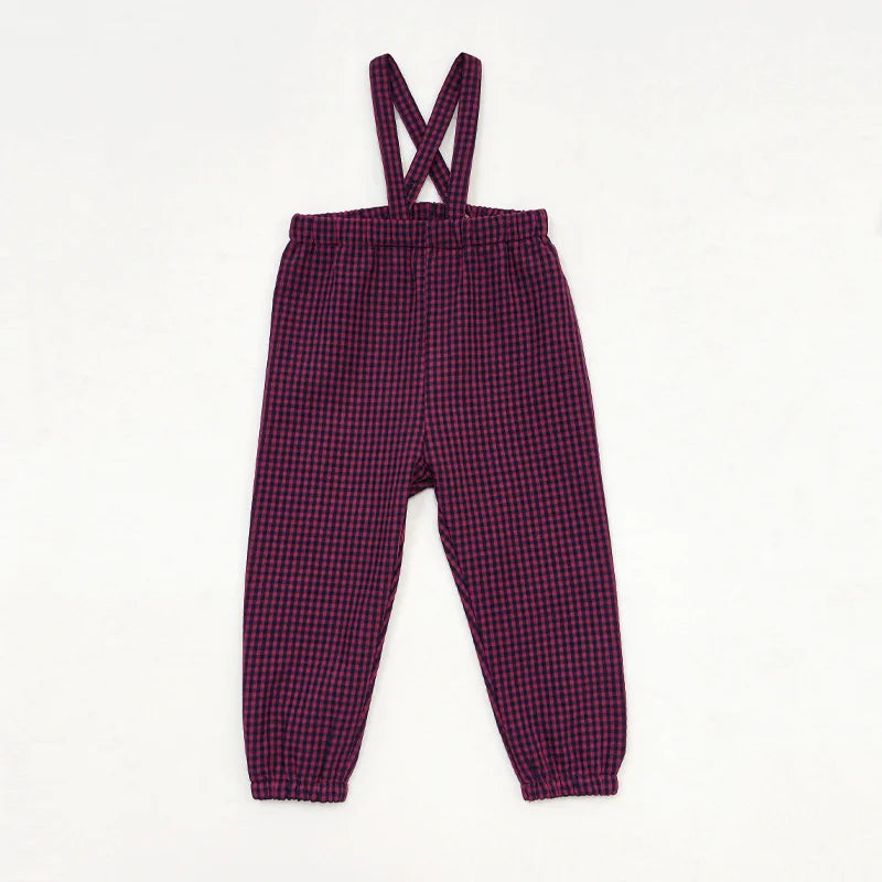 Maroon Gingham Sibling Matching Outfits, Cotton Navy and Burgundy Sweatshirt Dresses, Tops, Jumpers and Baby Rompers for Boys and Girls