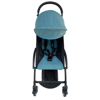 Stroller Canopy Fabric and Seat Cushion Set by COLU KID for Babyzen YOYO and YOYO2, Removable Washable Peach Skin Cloth in Five Color Options