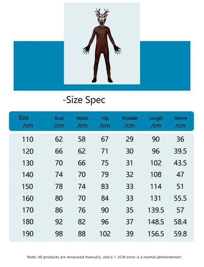 Deer and Owl Cosplay Costume for Kids and Adults, 99 Nights in the Forest Character Outfit for Halloween Parties and Themed Dress-Up