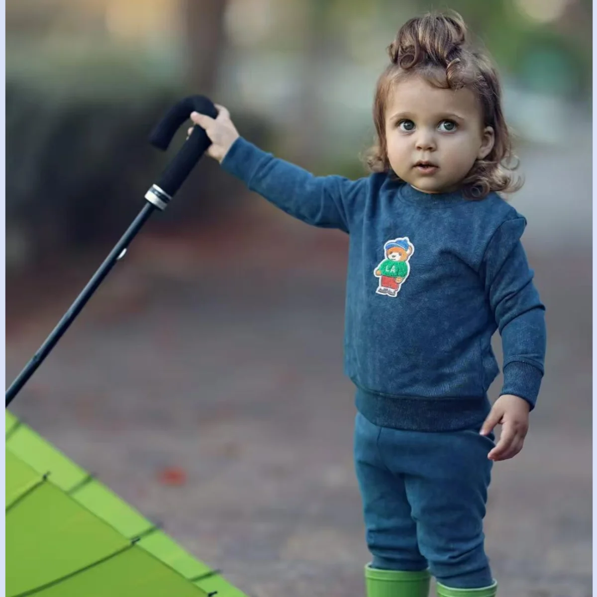 Blue Bear Kids Coordinating Outfits with Girls Long Sleeve Dress and Skirt, Boys Polo and Shirt Options, Baby Sets for Sibling Family Photos