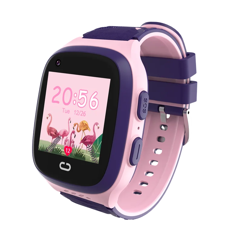 4G Kids GPS Smartwatch, LT31 Video Call Camera Watch with Nano SIM Support, SOS Contacts, 1.4-Inch Touchscreen and Setracker2 App for Family Check-Ins