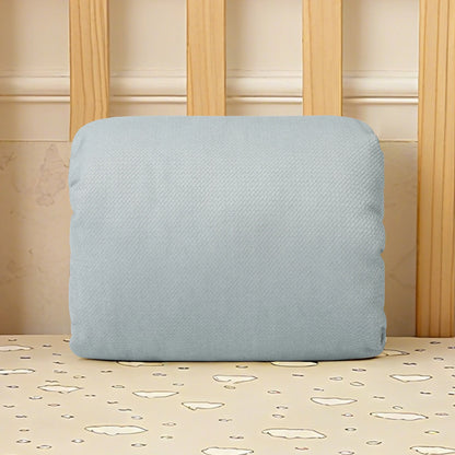 Nursing Arm Pillow for Breastfeeding, Plush Slip-On Feeding Cushion with Pink and Textured White Surfaces for Supervised Baby Feeding