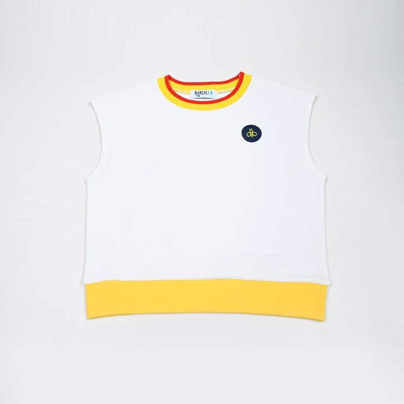 Striped Collar Kids Matching Outfits with Bee Motifs, Boys Shirts, Girls Dress and Top-Skirt Sets, Baby Top-and-Shorts Options for Sibling Photos