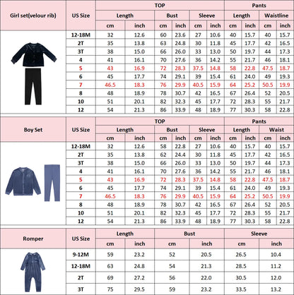 Floral Velour Kids Coordinating Outfits with Girls Dresses, Baby Romper Options, Boys Clothing Sets and Separate Modal Shirt