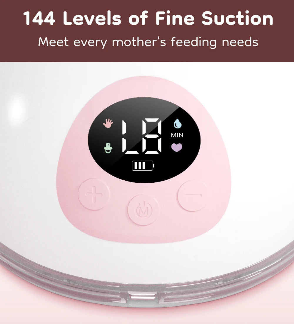 Double Wearable Breast Pump Set EB50 with 4 Modes and 36 Levels, Rechargeable Hands-Free Electric Pumps, Storage Case and 19mm/24mm Fit Accessories