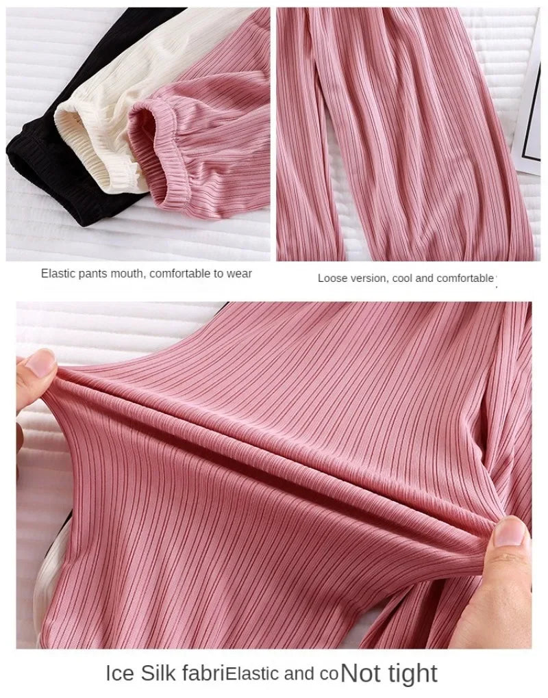 Kids Pleated Harem Pants for Boys and Girls, Loose Summer Trousers with Elastic Waist and Cuffed Ankles, Casual Everyday Play Outfits
