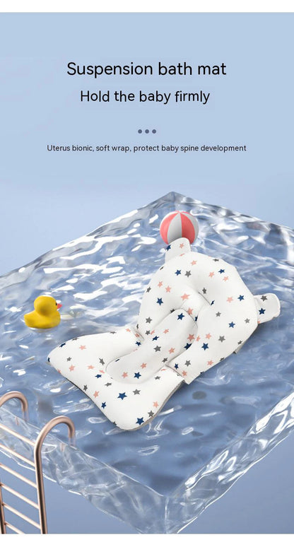 Temperature-Sensing Baby Bathtub with Digital Display, Compact Folding Bath Tub for Supervised Bathing and Small-Bathroom Storage