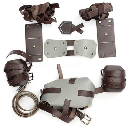 Attack on Titan Cosplay Costume Set with Jacket, Green Cloak, Skirt and Straps, Levi, Mikasa, Eren and Hange Options for Halloween